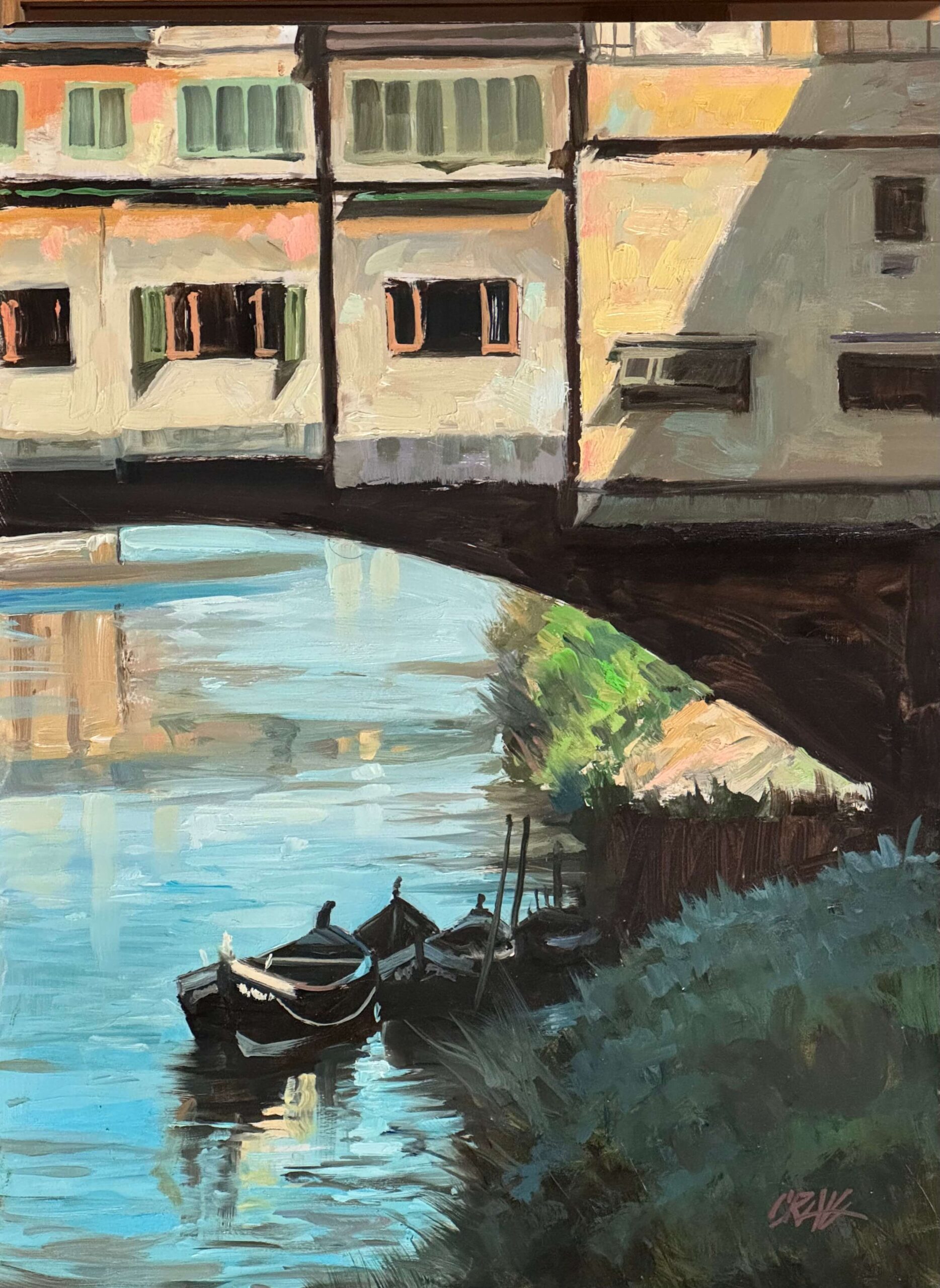 Beneath the Ponte Vecchio