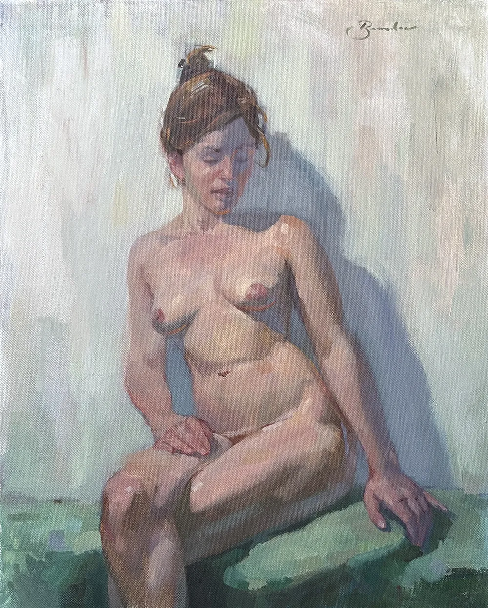 Figure in White