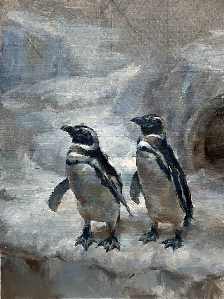 Tomutsu Penguins 12x16